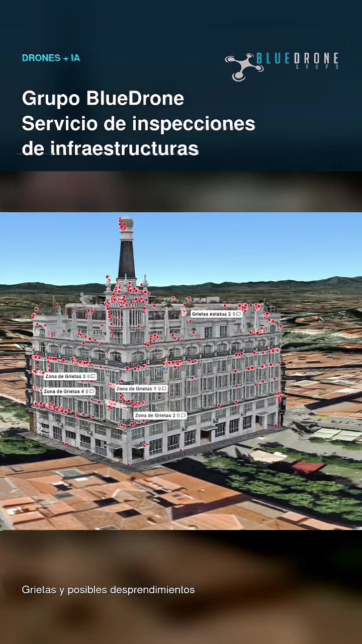 Vídeo de presentación del servicio de inspecciones de Grupo BlueDrone